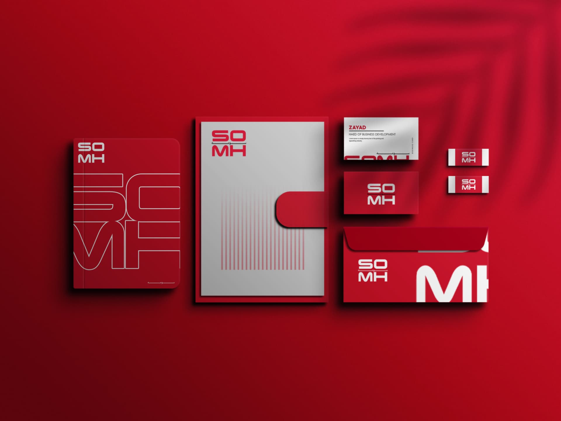 SOMH visual identity applications